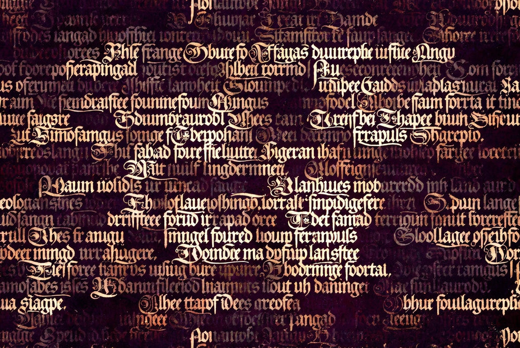 SCRIPTORIUM / Codex — Calligraphic Wall Mural