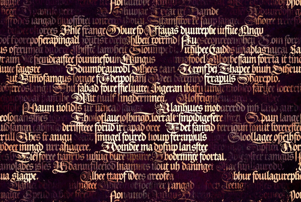 SCRIPTORIUM / Codex — Calligraphic Wall Mural