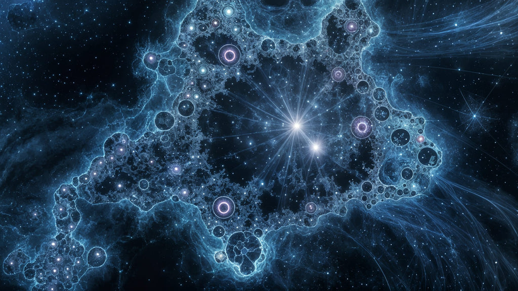 SIGNAL / NAUTILUS — Fractal Deep Wall Mural