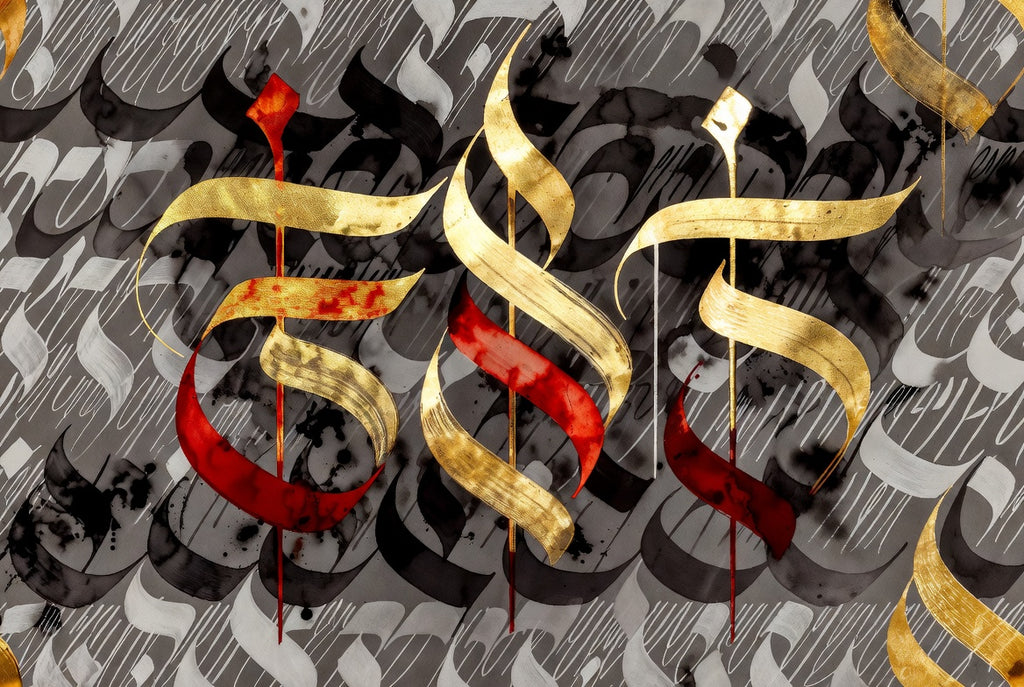 SCRIPTORIUM / Gothic — Calligraphic Wall Mural