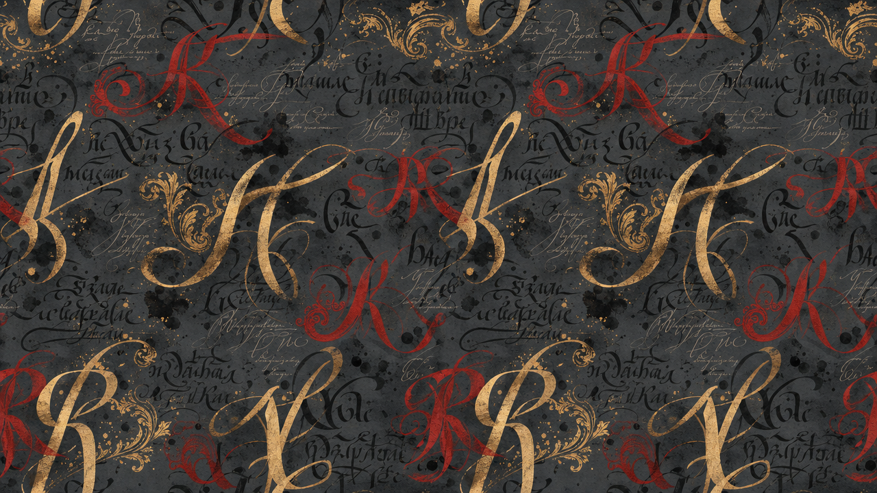 Skoropys — Calligraphic Wall Mural