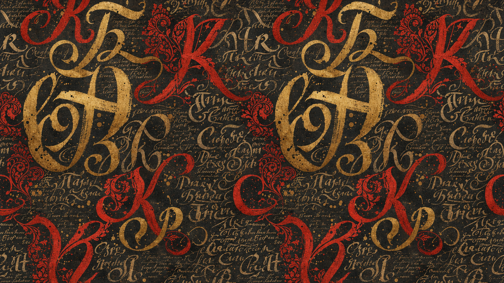 Skoropys — Calligraphic Wall Mural