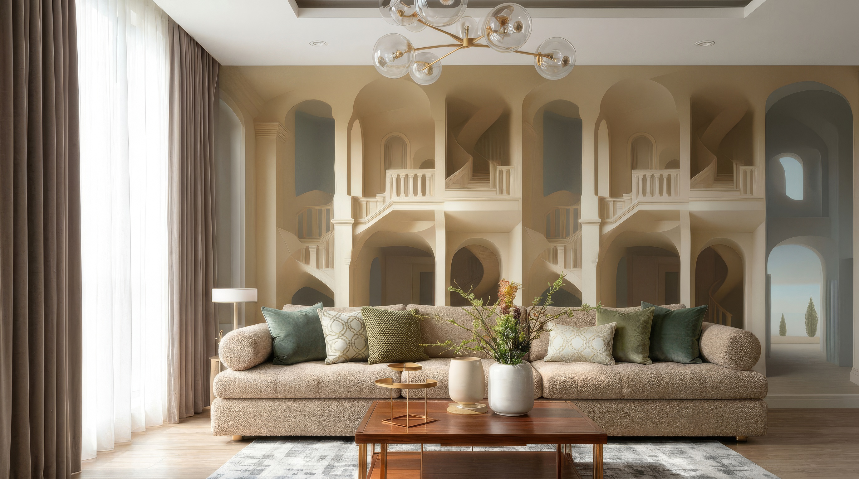 PORTAL — Architectural Illusion Wall Mural
