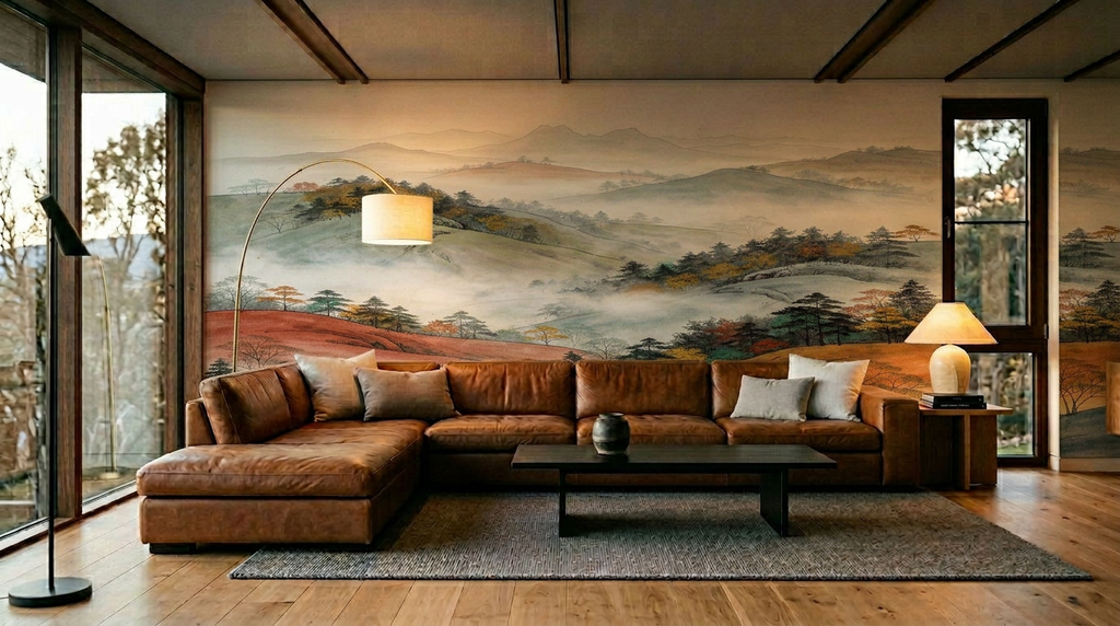 MIST — Japanese Landscape Wall Mural