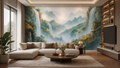 MIST / WATERFALL — Tropical Cascade Wall Mural